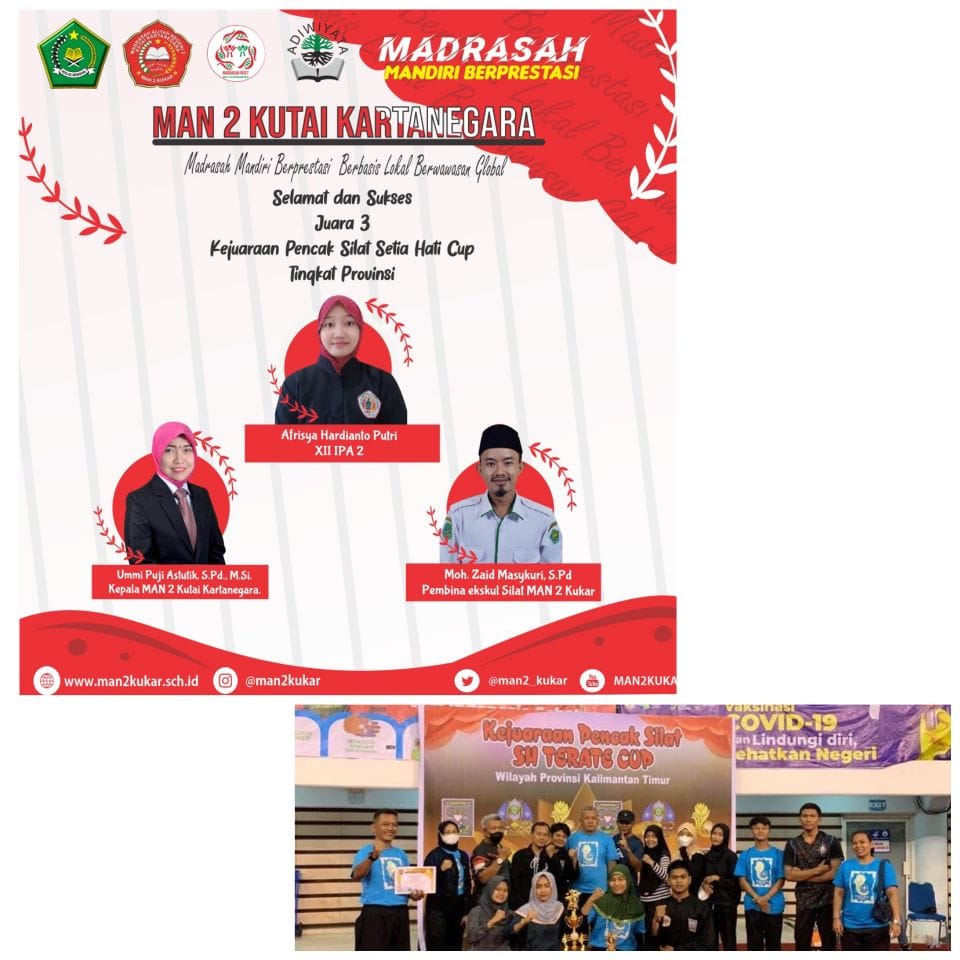 Siswa MAN 2 Kukar Sabet Juara 3 Lomba Pencak Silat 